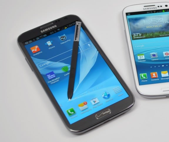 The Samsung Galaxy Note 3 may or may not come with a larger display.