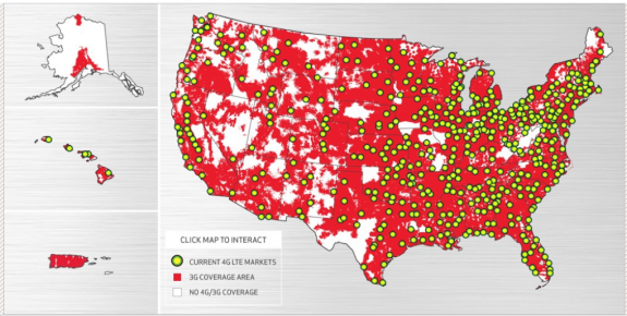 Verizon 4G LTE coverage for iPhone 5