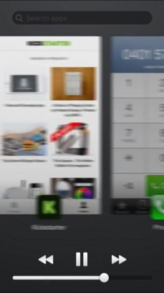 This iOS 7 concept features faster app switching.