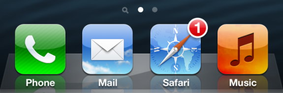 No app, no problem. This iOS 7 concept includes web notifications in Safari.