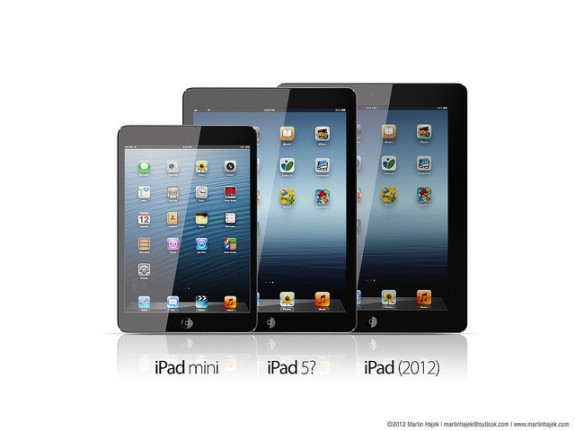 The iPad 5 could look much more like the iPad mini, with thinner bezels and a thinner design. 