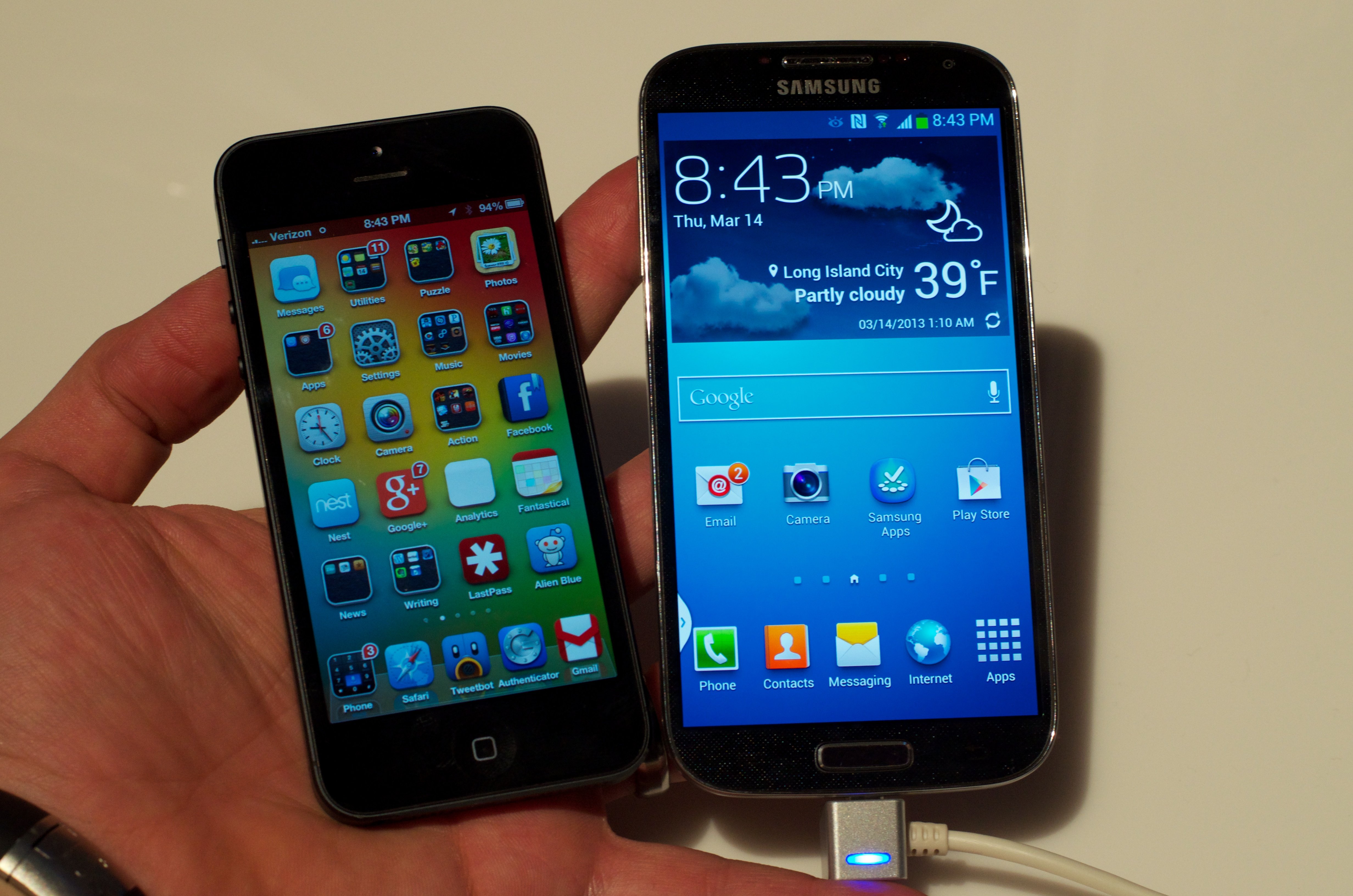 Matar Soportar cantidad Galaxy S4 vs iPhone 5? Will You Switch?