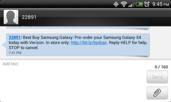 Best Buy is currently taking pre-orders for the Verizon Galaxy S4.