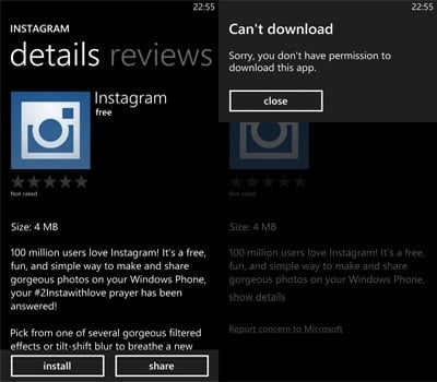 Fake Instagram for Windows Phone
