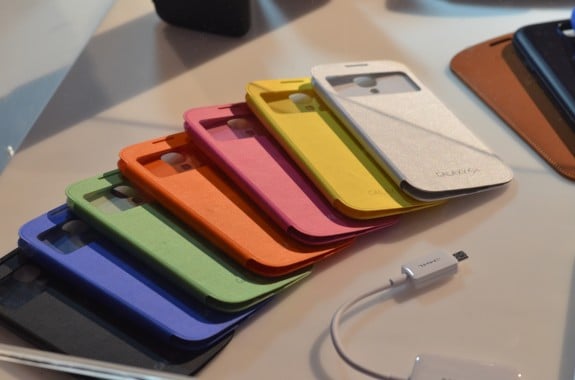 The X Phone may feature several color options to choose from, unlike the Galaxy S4 which requires a case.
