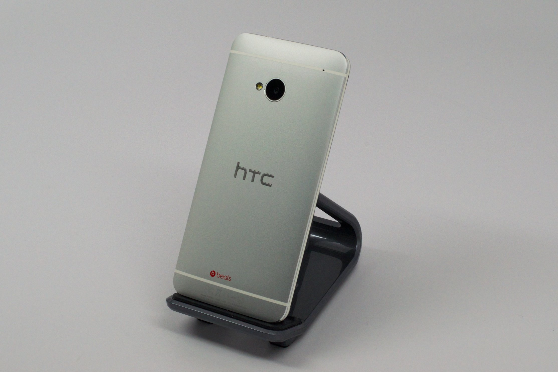 The HTC One features an all metal design that is solid and great-looking.