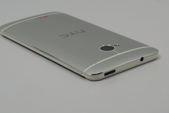 The HTC One features an all metal design that is solid and great-looking.