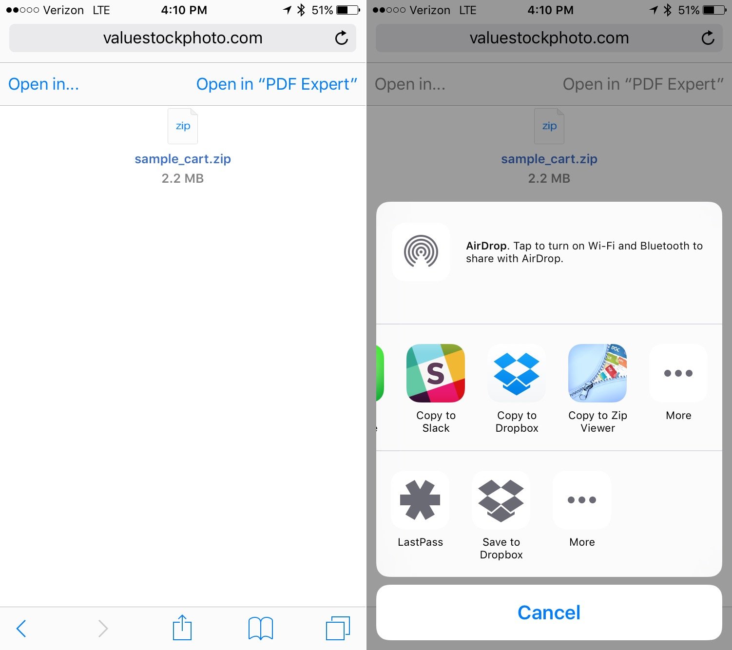 How to open zip files on iPhone or iPad.