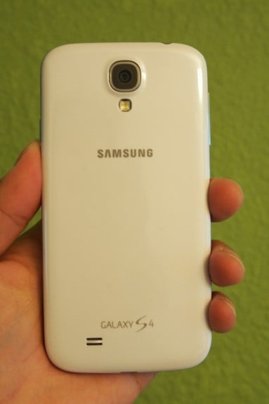 Rear loudspeaker now has moved towards the bottom of the phone, a change from the Galaxy S3's layout.