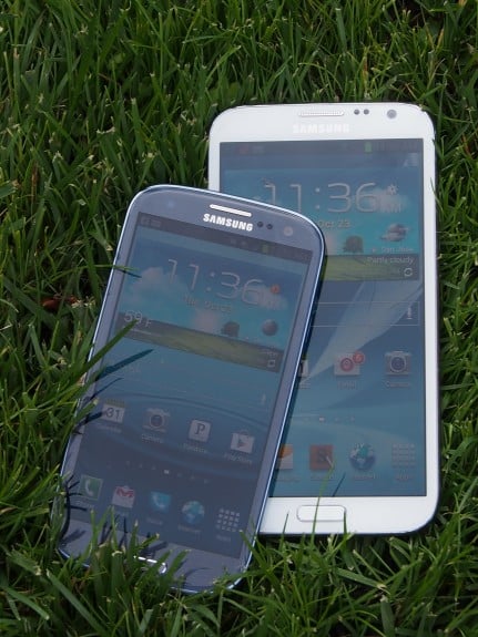 The Galaxy Note 3 display will likely be large, possibly larger than the Galaxy Note 2.