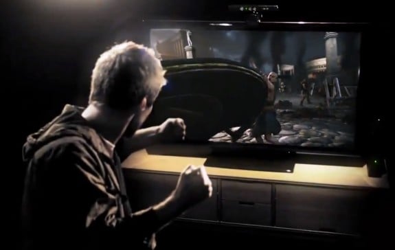 The original Ryse trailer showed gamers fighting in ancient Rome using the Kinect.