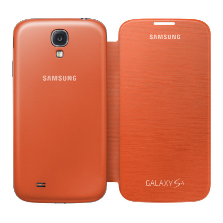 The snap on Samsung Galaxy S4 flip cover can change the color of the Galaxy S4 for $35. 