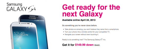 The T-Mobile Galaxy S4 is coming to the Magenta carrier next week.