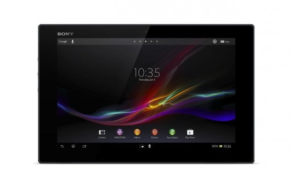 The Xperia Tablet Z will be released in late May.
