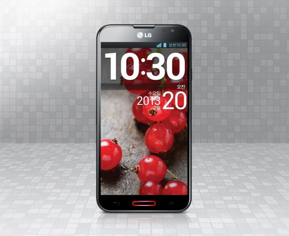 The LG Optimus G Pro looks like it will touch down in May.