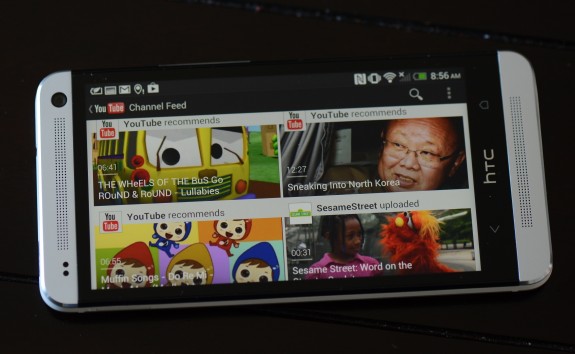 HTC One: Recognizes Google Accounts Across All Google Apps, Such as YouTube