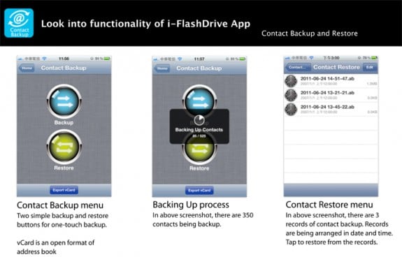 i-FlashDrive app backup