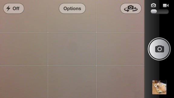 Turn on the grid mode to align photos better.
