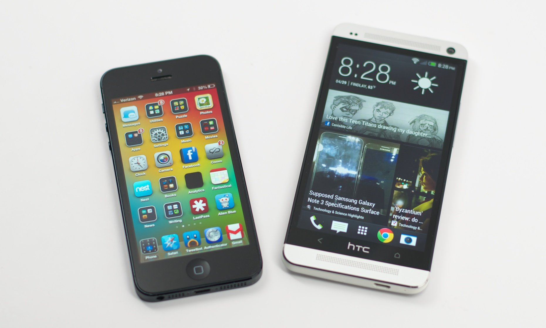 The iPhone 5 and the HTC One offer a premium smartphone experience thanks to great build quality and mature software, but which one should you buy?