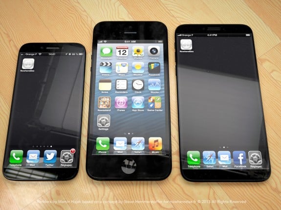 This iPhone 6 concept from Martin Hajek and Nowehreelse.fr show how Apple could deliver an iPhone with multiple screen sizes, but focuses on the iPhone 6.