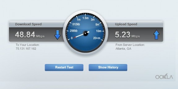 linksys wifi speed test