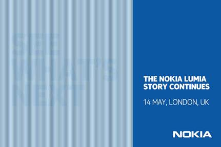 The invitation to Nokia's May 14th London event.