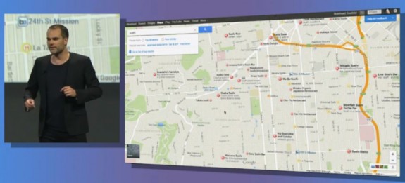 Maps is the UI for the new desktop release of Google Maps