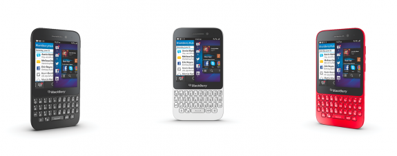 The new BlackBerry Q5, running BlackBerry 10.