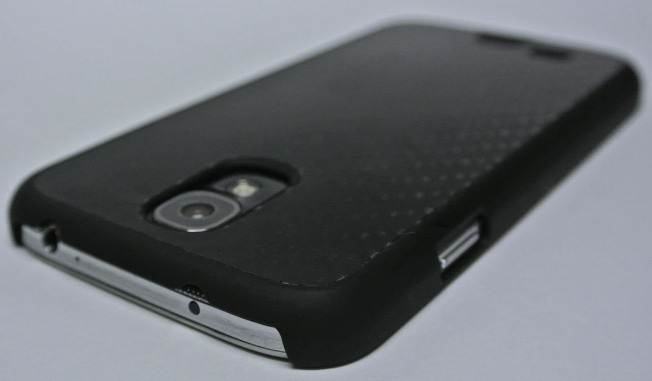 cygnett black carbon fibre case for samsung galaxy s4 back