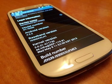 Galaxy S3 Android update