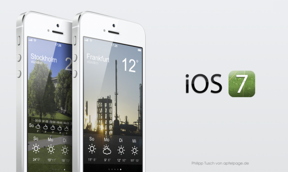 This concept for an iOS 7 weather app looks nicer than iOS 6 and offers faster access to more detailed weather info. 