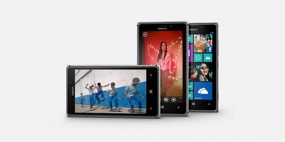 The Nokia Lumia 925, with it's new Smart Cam application pictured.