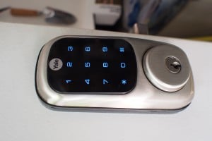Digital door lock keypad