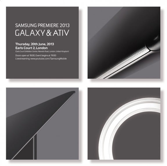 A Samsung event on June 20th will likely welcome in the Galaxy S4 mini, Galaxy S4 Zoom and Galaxy S4 Active.