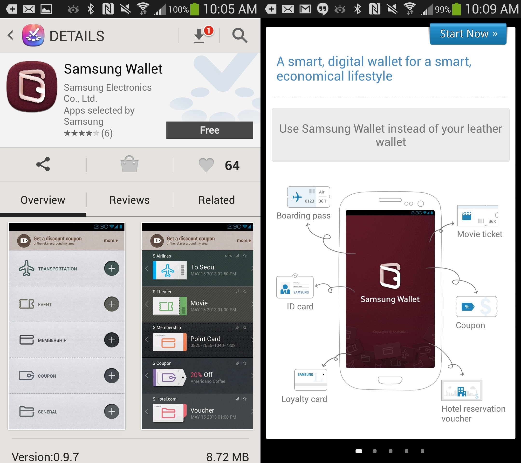 Search for Samsung Wallet in the Samsung App store to get the Samsung Wallet on compatible Galaxy devices in the U.S.