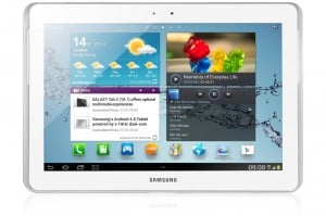 Image is of the Galaxy Tab 2 10.1; a Galaxy Tab 3 10.1 is speculated to run on Intel chip. 
