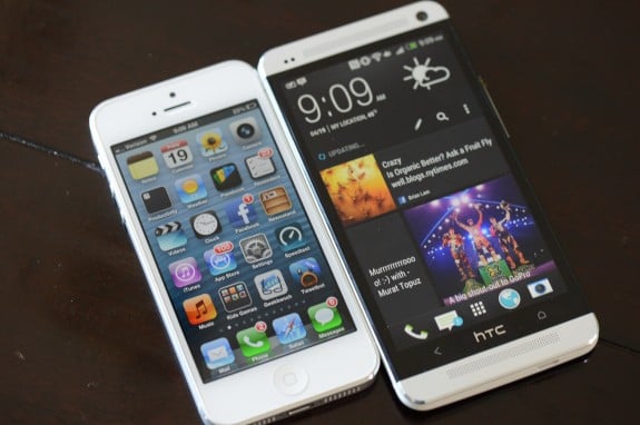 The HTC One Mini will likely be just a bit bigger than the iPhone 5.