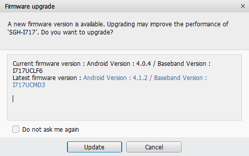 Owners should try to update through Samsung Kies, not OTA. 