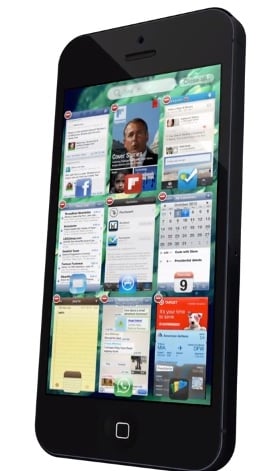 iOS 7 Concept - Multitasking.