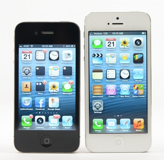 An iPhone 5S rumor claims Apple will pack in a higher resolution display, a move that would set Apple up for an iPhone 6 with a larger display in 2014.