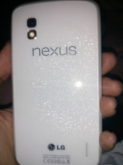 Is this the white Nexus 4? And is it heading to a Google I/O 2013 debut?