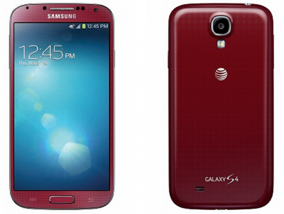 The red Galaxy S4 is now available on AT&T.
