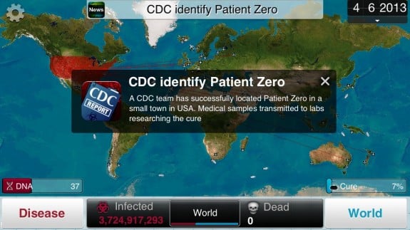 Plague Inc CDC