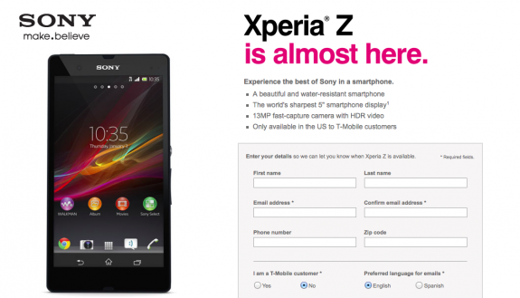 The T-Mobile Xperia Z is a phone worth considering. 