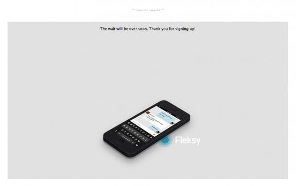 fleksy keyboard for iOS