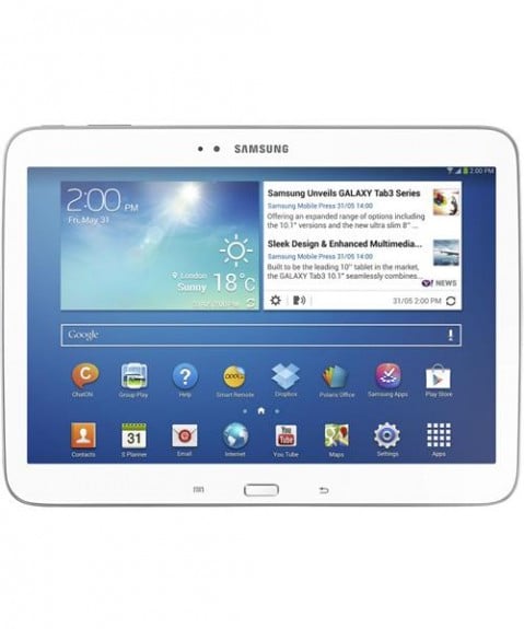 The Samsung Galaxy Tab 3 10.1