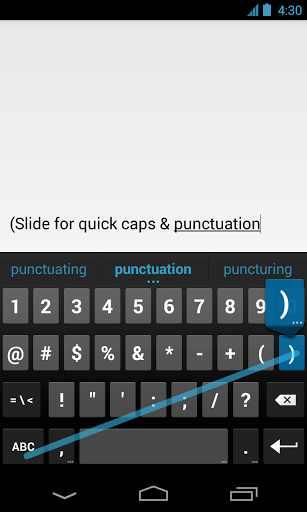 The Google Keyboard for Android