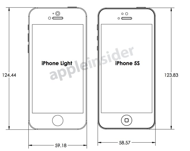 Gelach draagbaar meteoor iPhone 5S Blueprints Show What Case Makers Think Apple is Planning