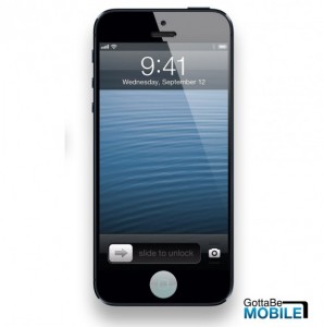 An iPhone 5S concept with a fingerprint reader. 
