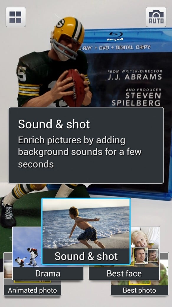 Samsung Galaxy S4 Sound Shot Mode